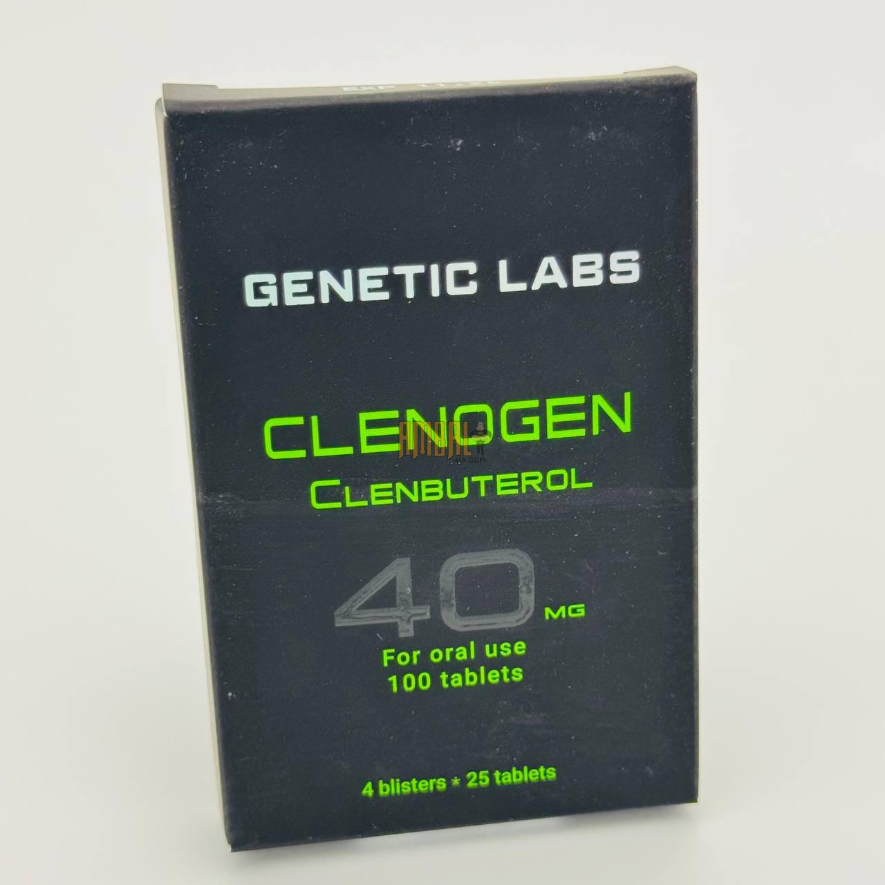 CLENOGEN 40mg 100tab Genetic Labs (кленбутерол) CLENOGEN 40mg 100tab Genetic Labs (кленбутерол)