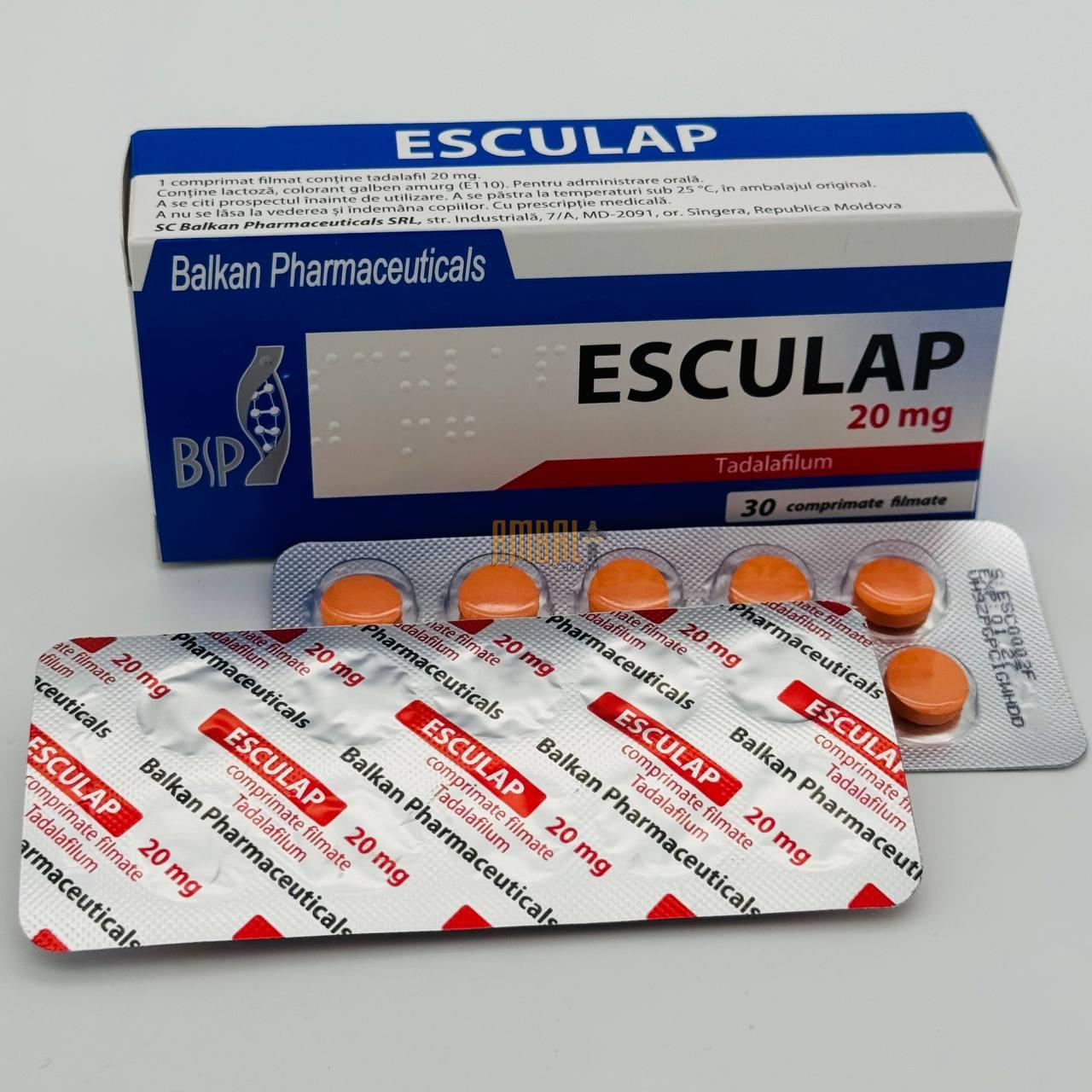 Esculap 20mg 10tab Tadalafil Balkan Esculap 20mg Tadalafil Balkan