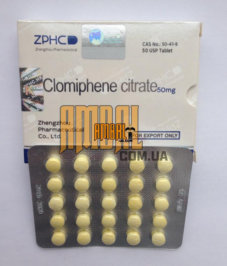 ZPHC-Clomiphene-citrate(klomid) ZPHC Clomiphene citrate 50mg
