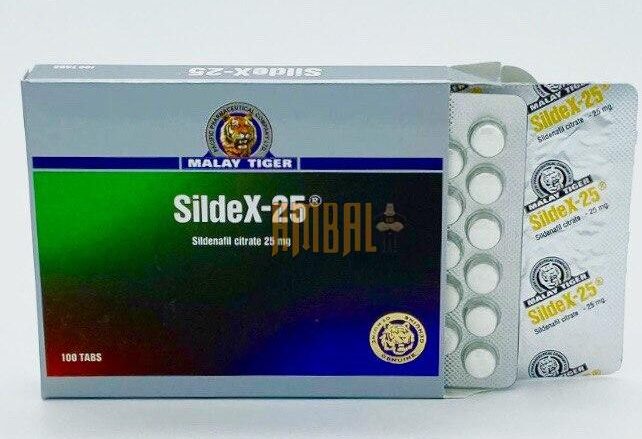 Sildex-25mg Malay Tiger Sildex-25mg Malay Tiger
