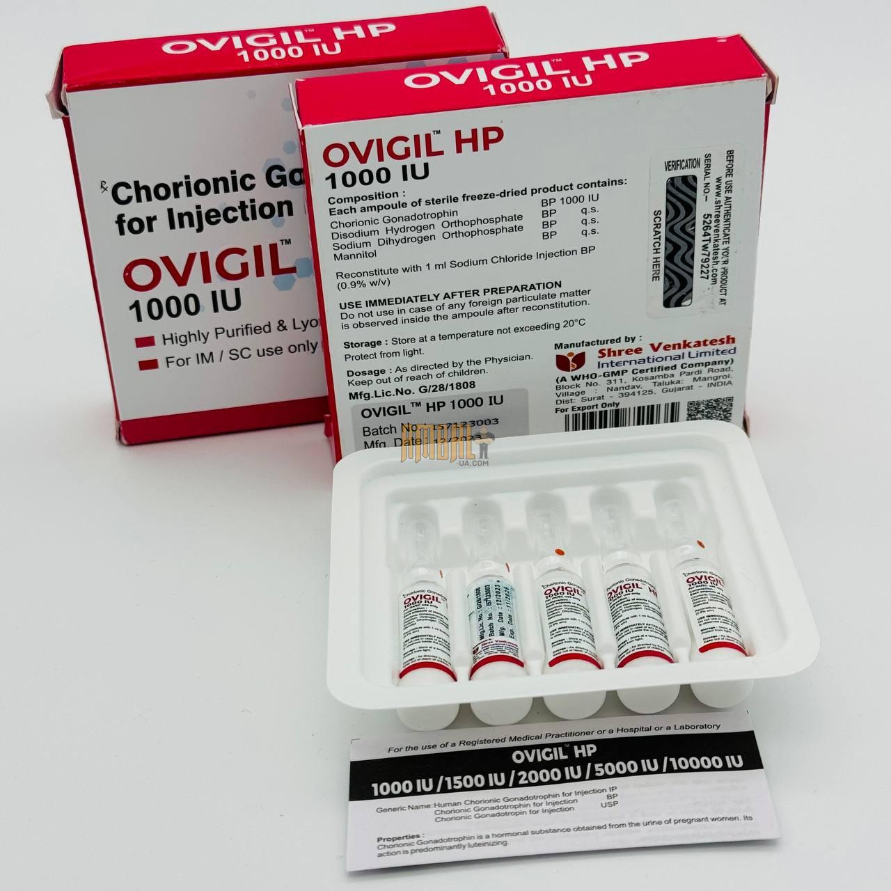 Ovigil HP 1000IU Gonadotropsn Ovigil HP Gonadotropin 1000IU